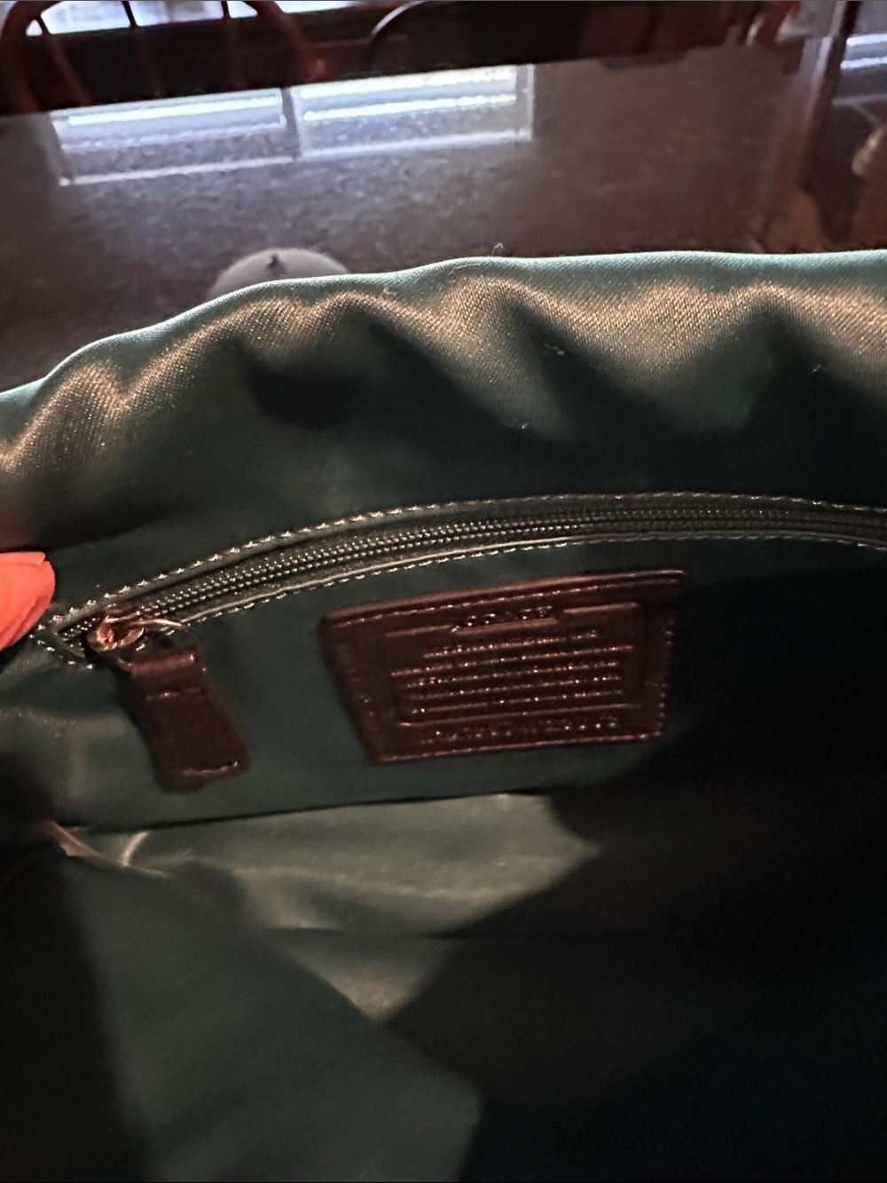 Coach Black Pebbled Leather Messenger Crossbody - Picture 6 of 6